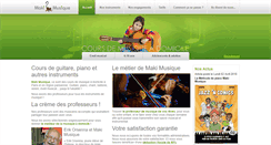 Desktop Screenshot of cours-guitare-domicile.com